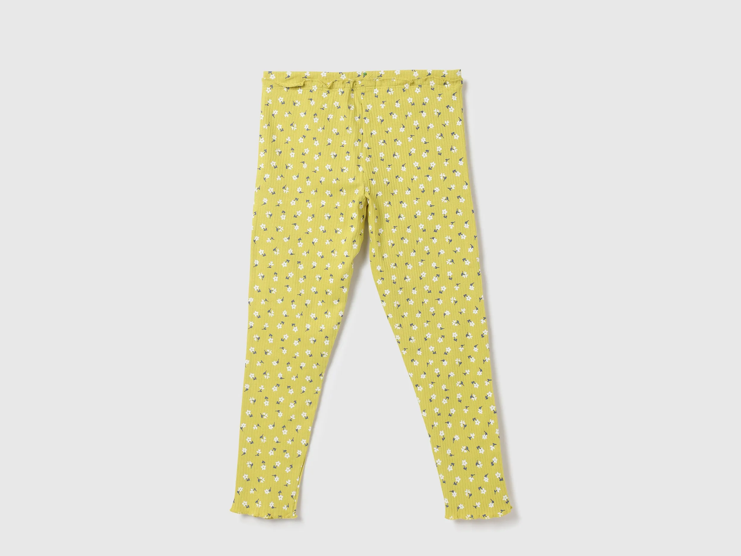 Girls Floral Regular Fit Leggings