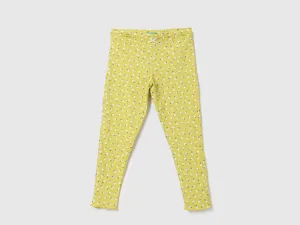 Girls Floral Regular Fit Leggings