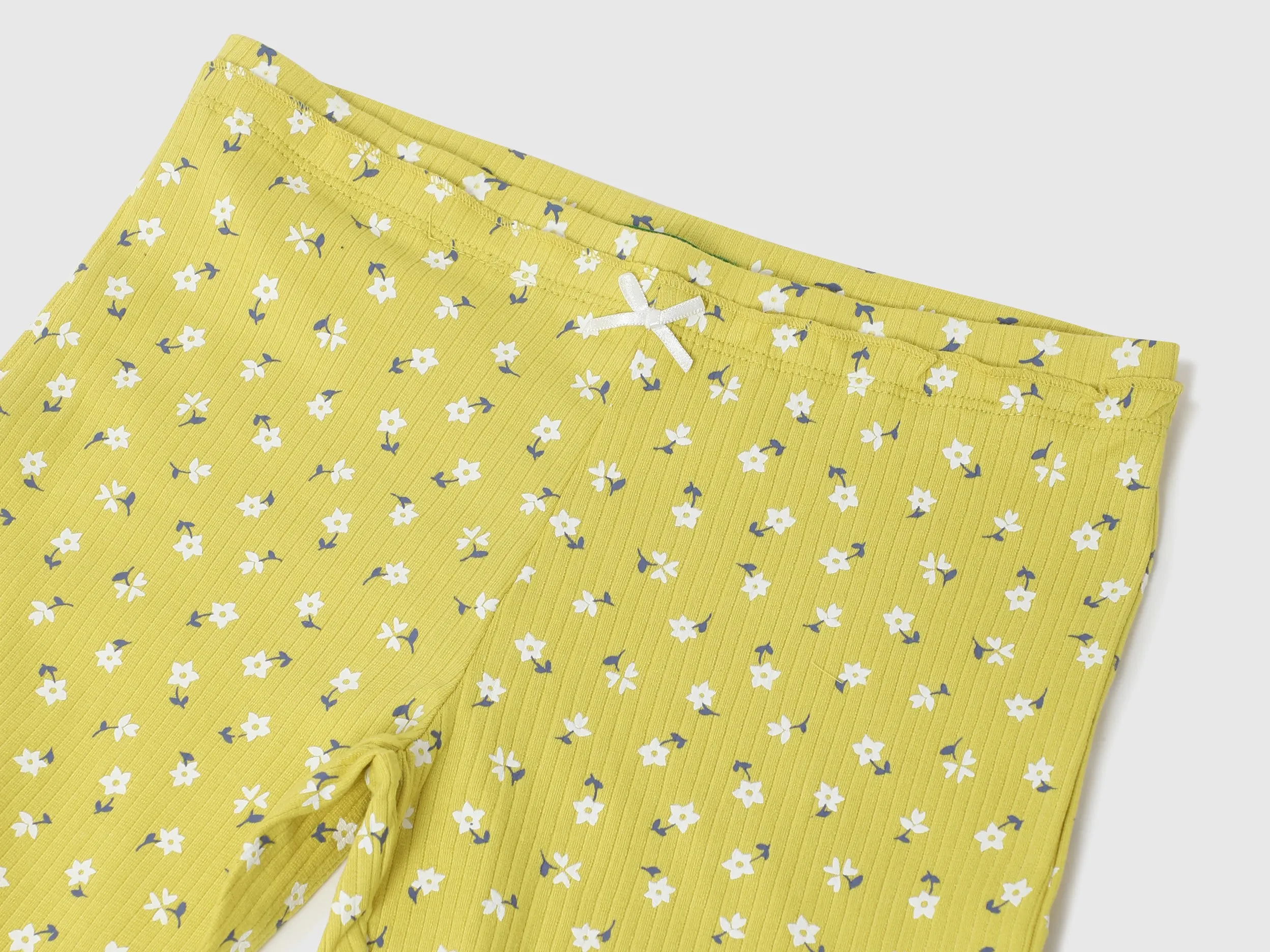 Girls Floral Regular Fit Leggings