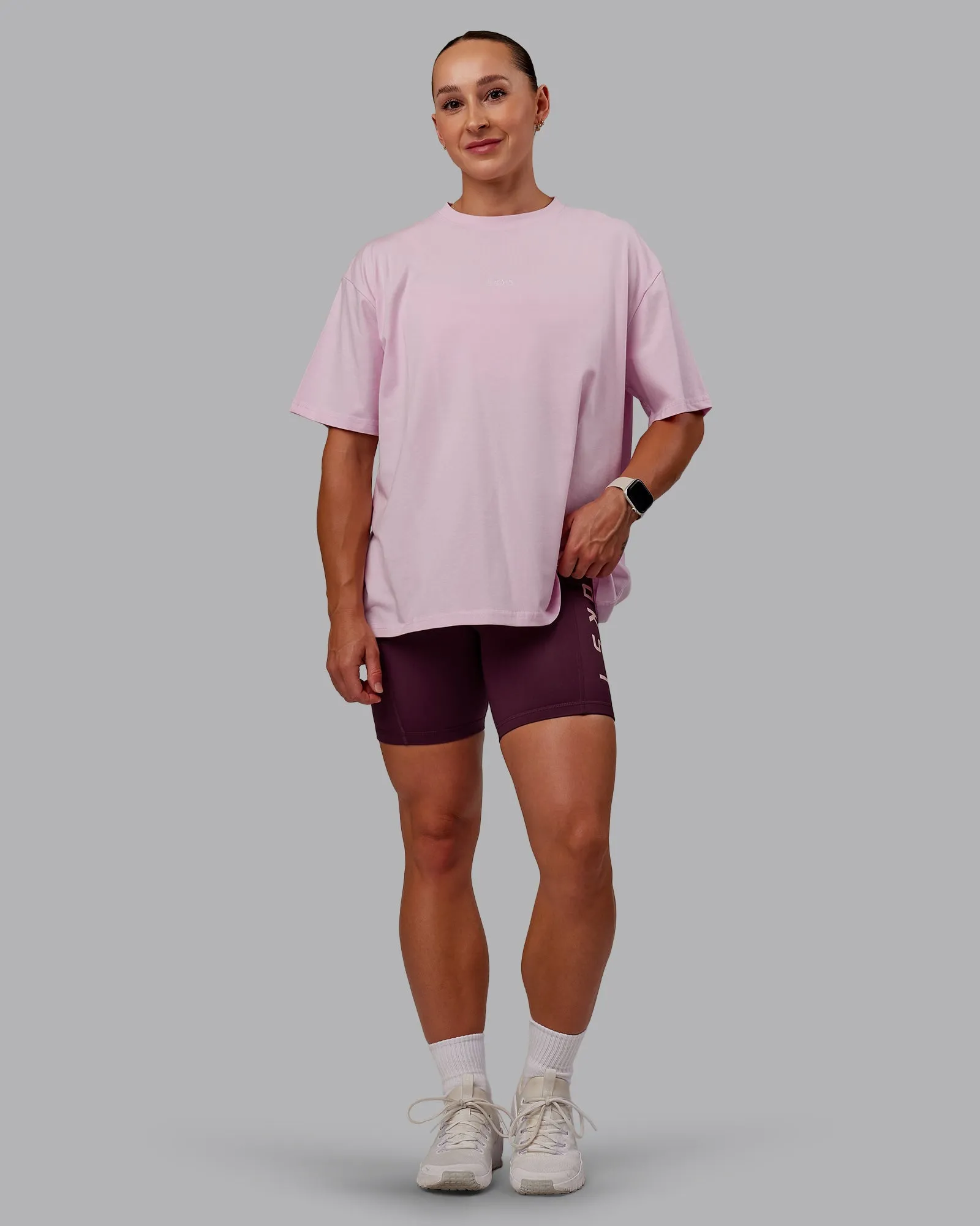 Go-To FLXCotton Oversized Tee - Marshmallow-White