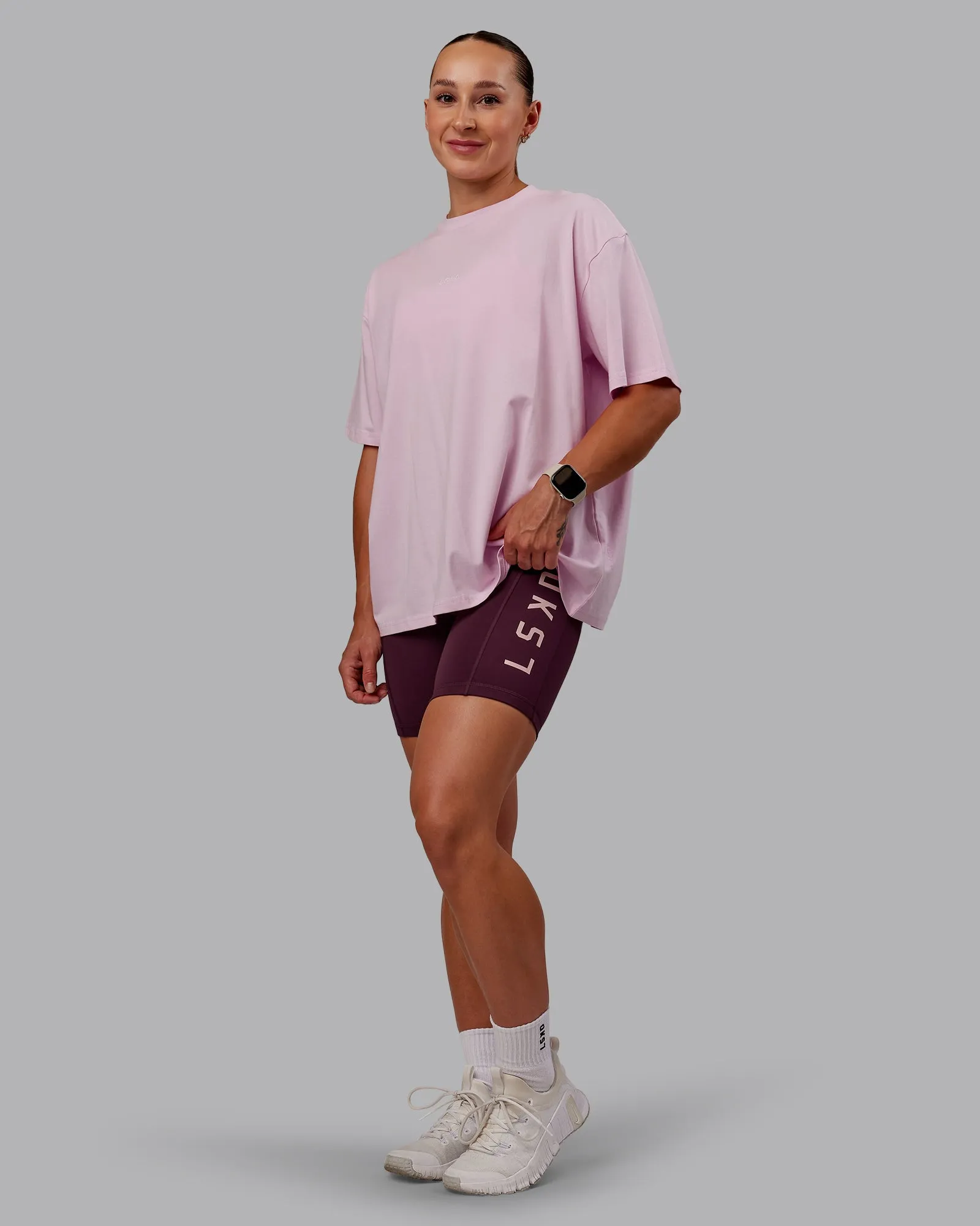Go-To FLXCotton Oversized Tee - Marshmallow-White