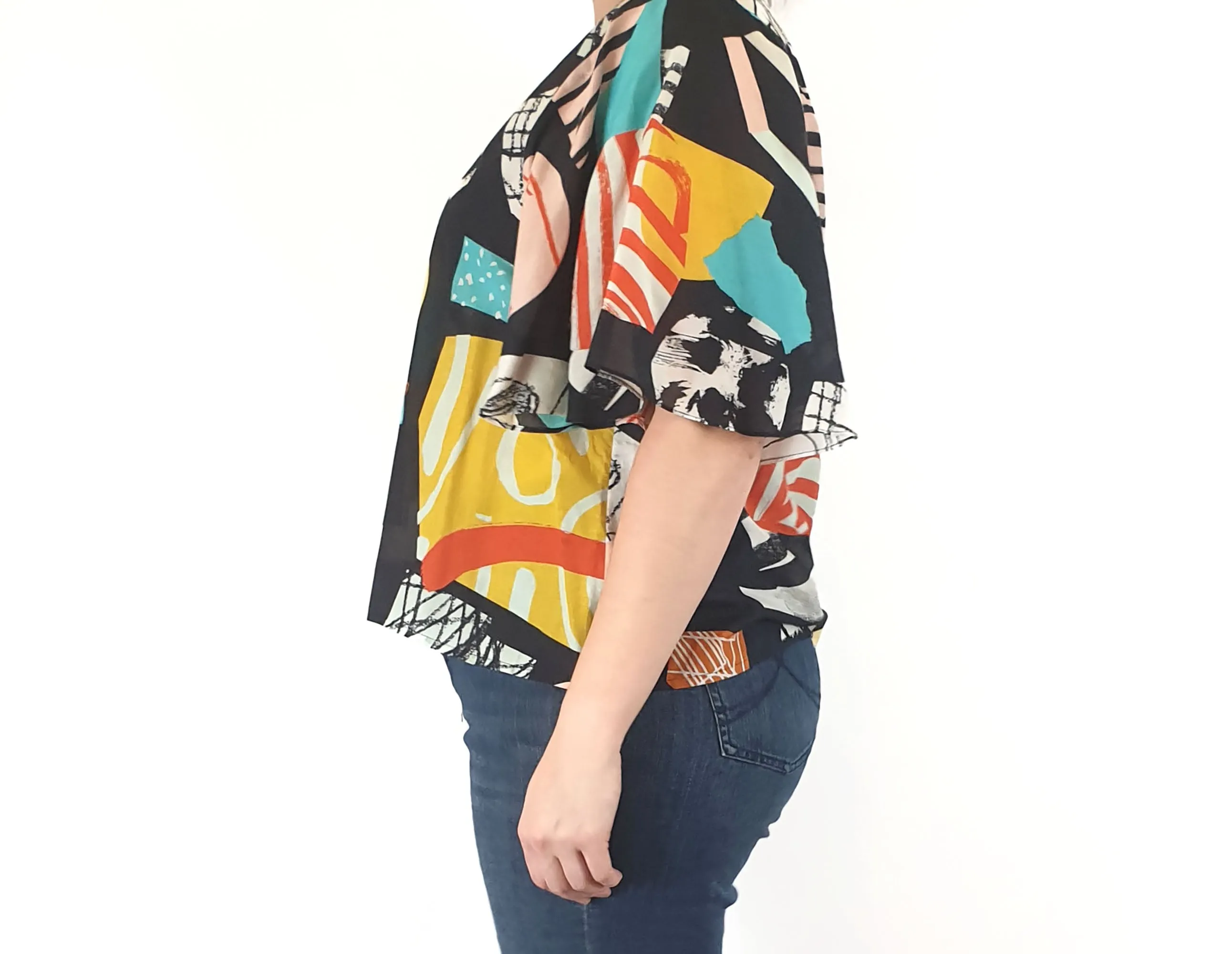Gorman   Atelier Bingo unique print top size 14