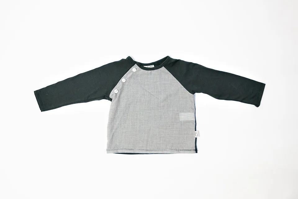 Gramercy Tee- Green stripe