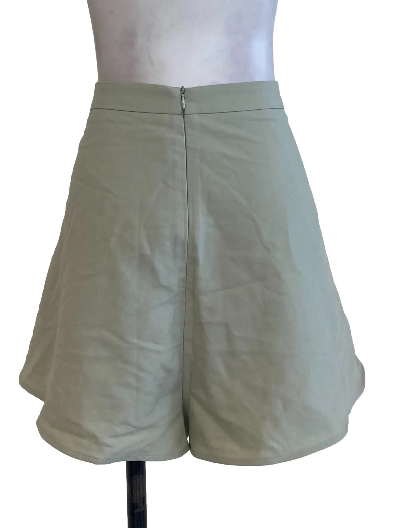 Green Wide Shorts