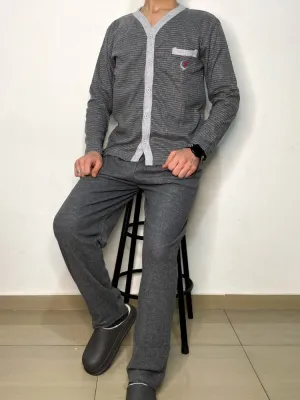 Grey Striped Pajama
