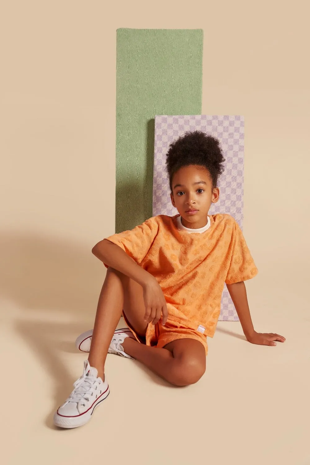 Grow With Me Wide Shorts | Clementine Sorbet Flowers