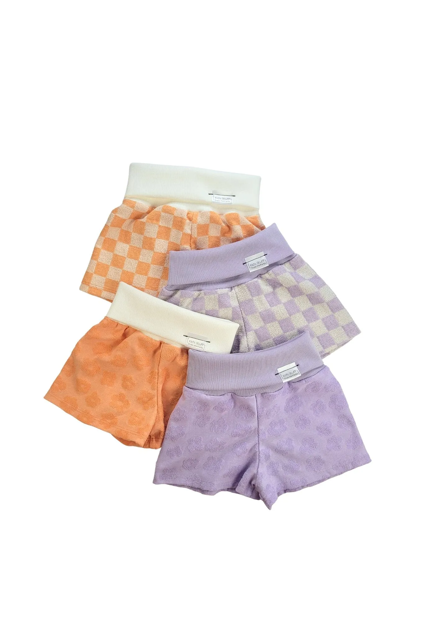 Grow With Me Wide Shorts | Clementine Sorbet Flowers