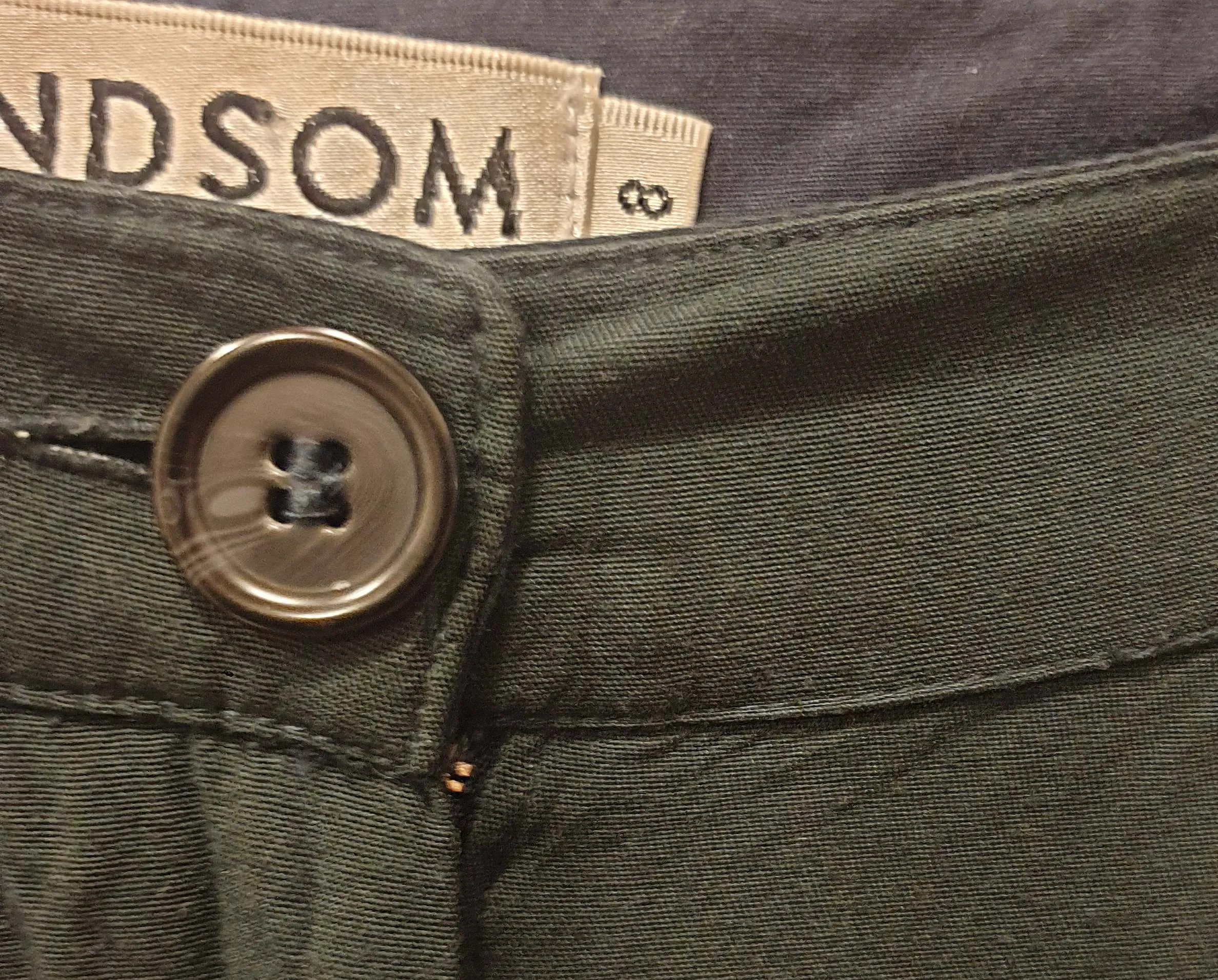 Handsom navy wide leg pants size 8