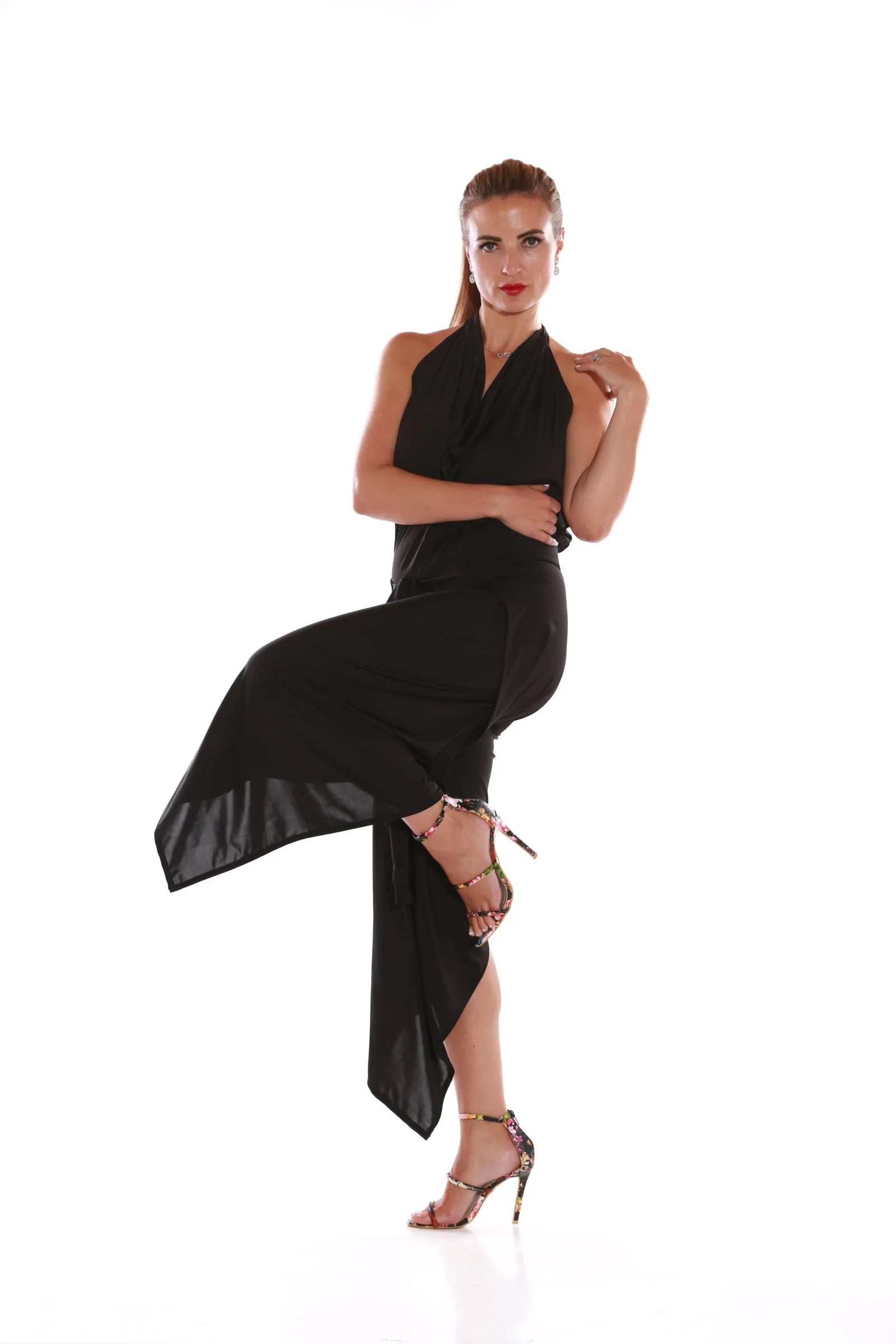 Happy Wrap Pants/Jumpsuit - Black
