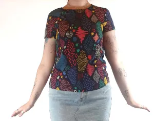Harvest Lane colourful tee shirt size M / AU12