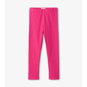 Hatley Fab Magenta Cozy Leggings - Pink Yarrow