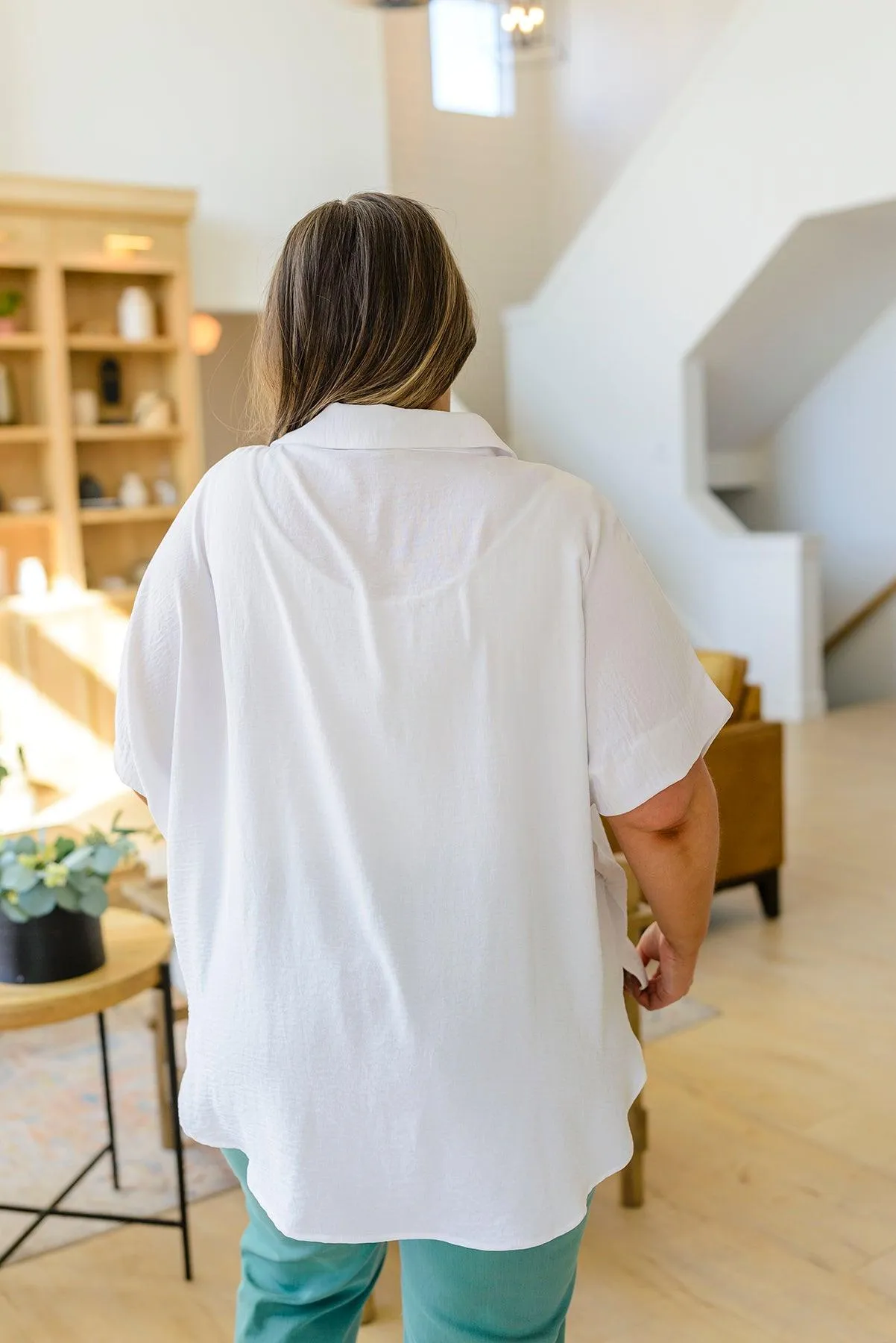 Hazel Blues® | Sweet Simplicity Button Down Blouse