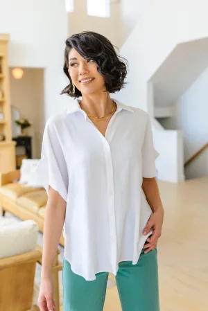 Hazel Blues® | Sweet Simplicity Button Down Blouse