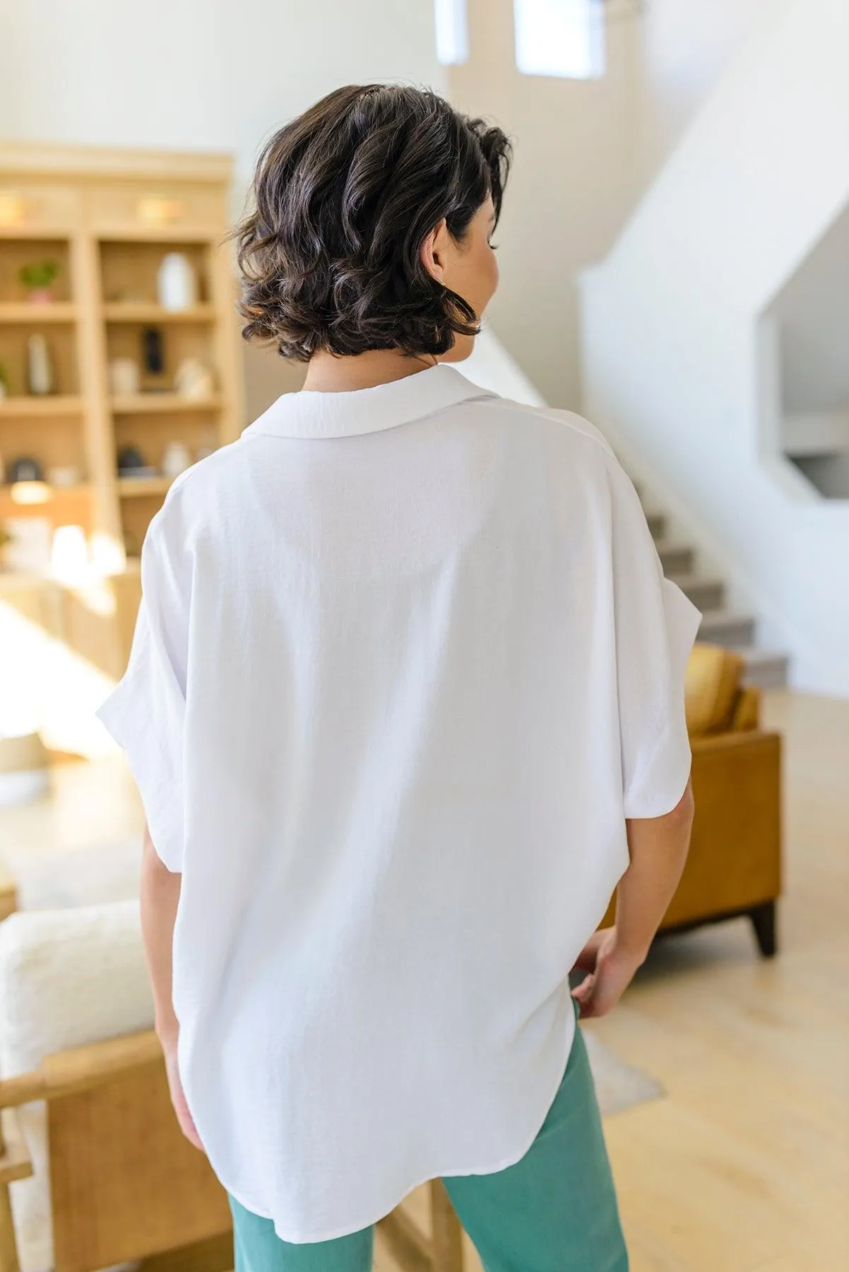 Hazel Blues® | Sweet Simplicity Button Down Blouse