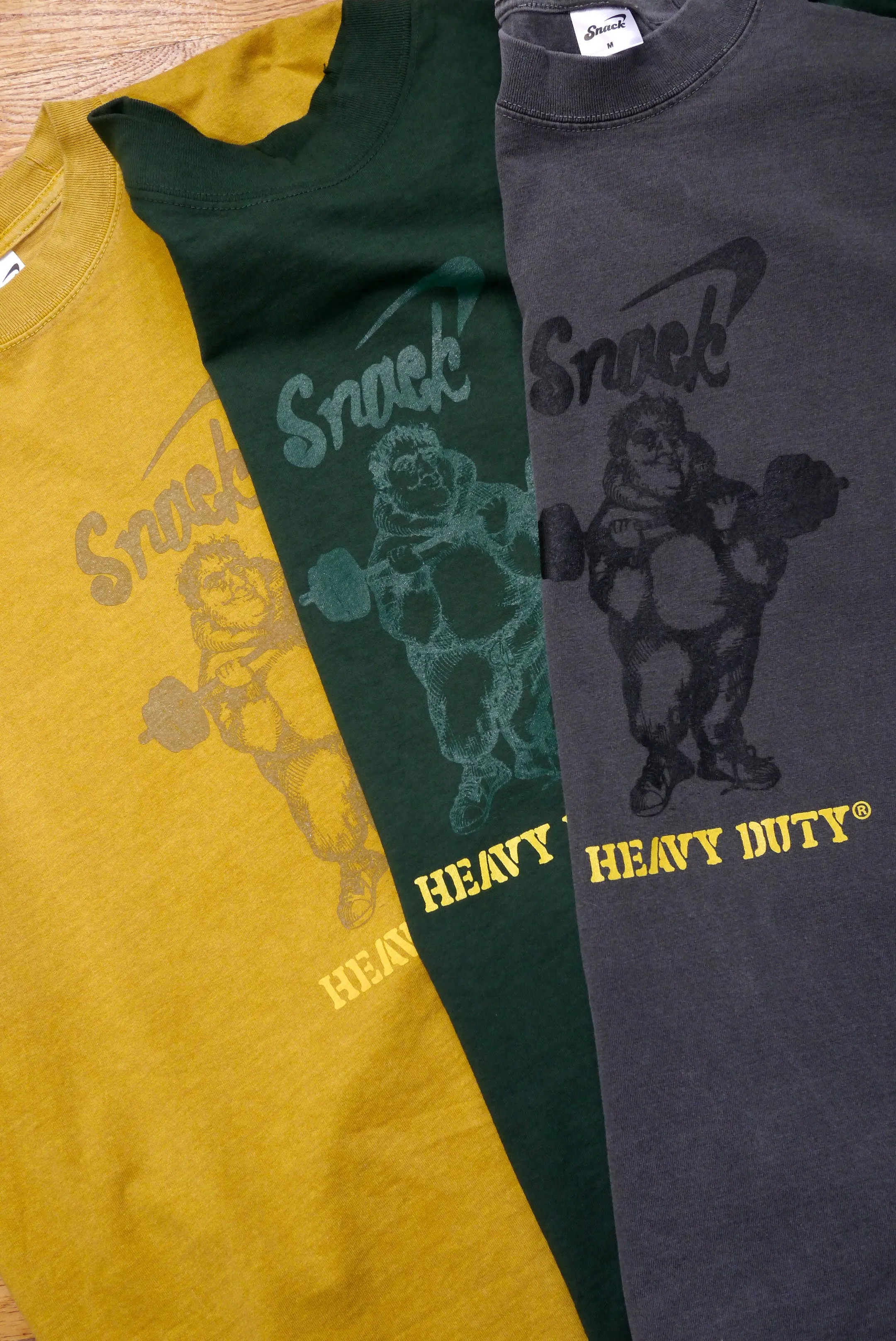 HEAVY DUTY TEE - ACID BLACK