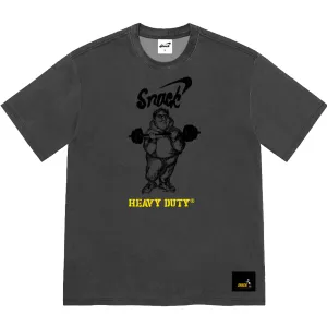 HEAVY DUTY TEE - ACID BLACK