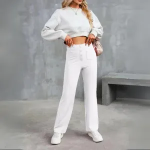 Helena™ | High-Waisted Elastic Pants