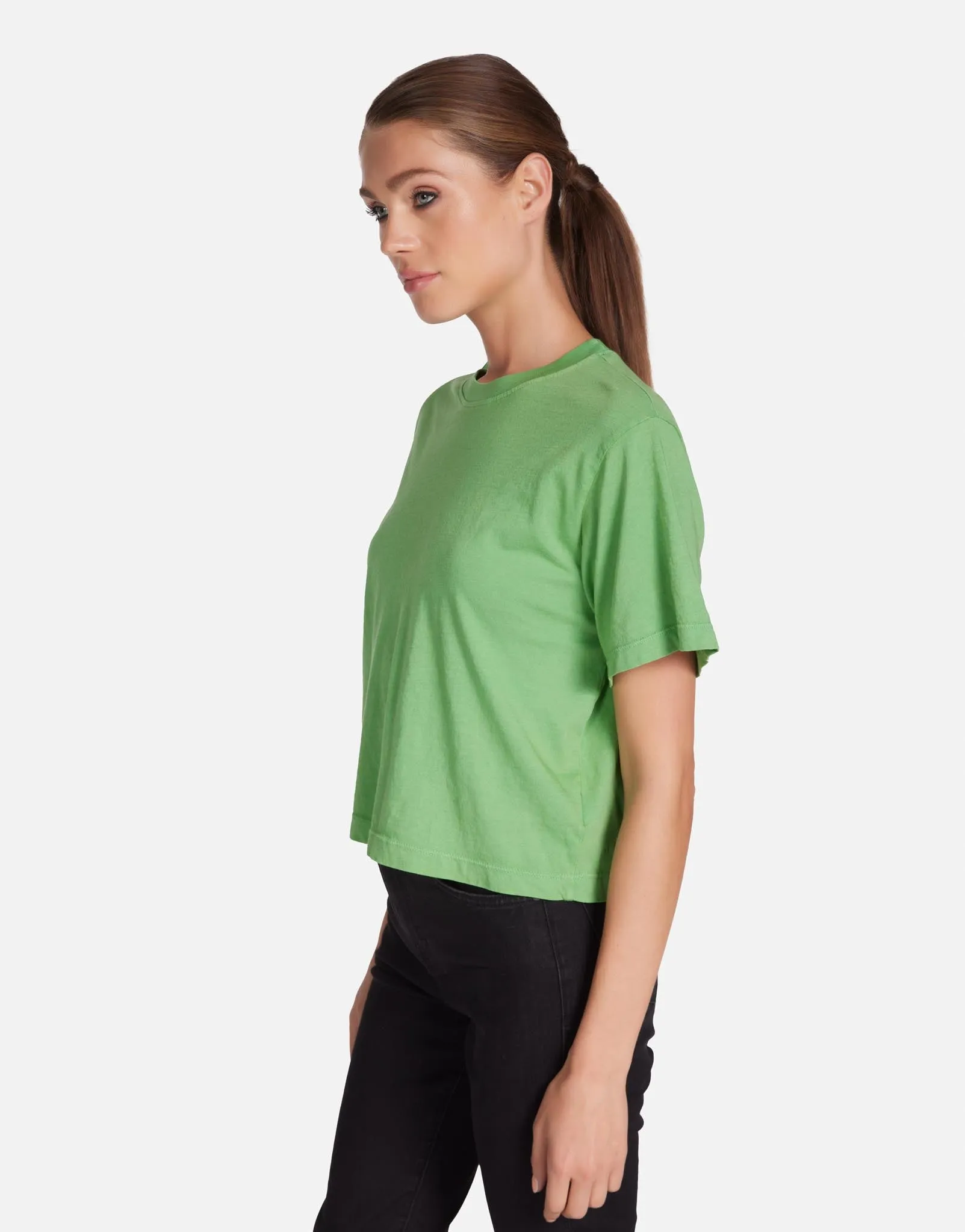 Hester Oversized Tee Pear Green