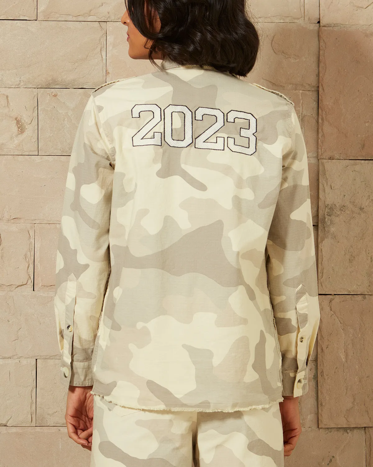 Hideaway Camo Print Shacket