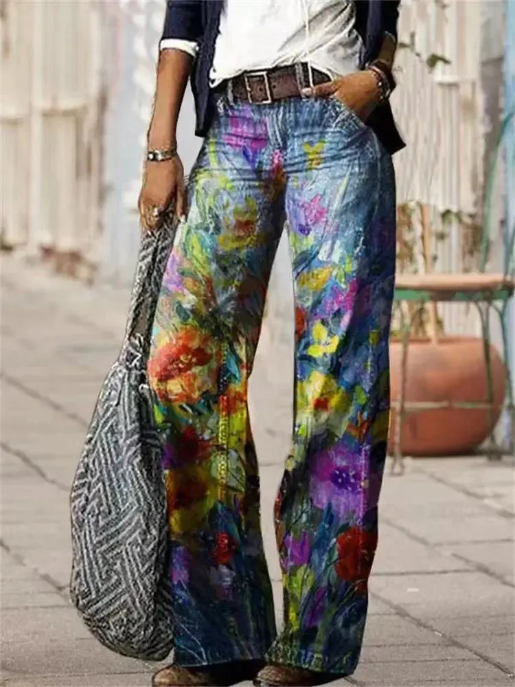 Hipster Cotton Twill Denim Trouser