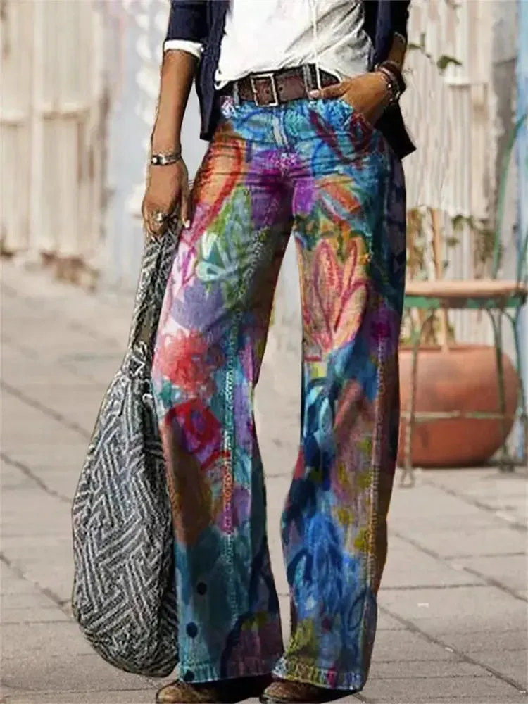 Hipster Cotton Twill Denim Trouser