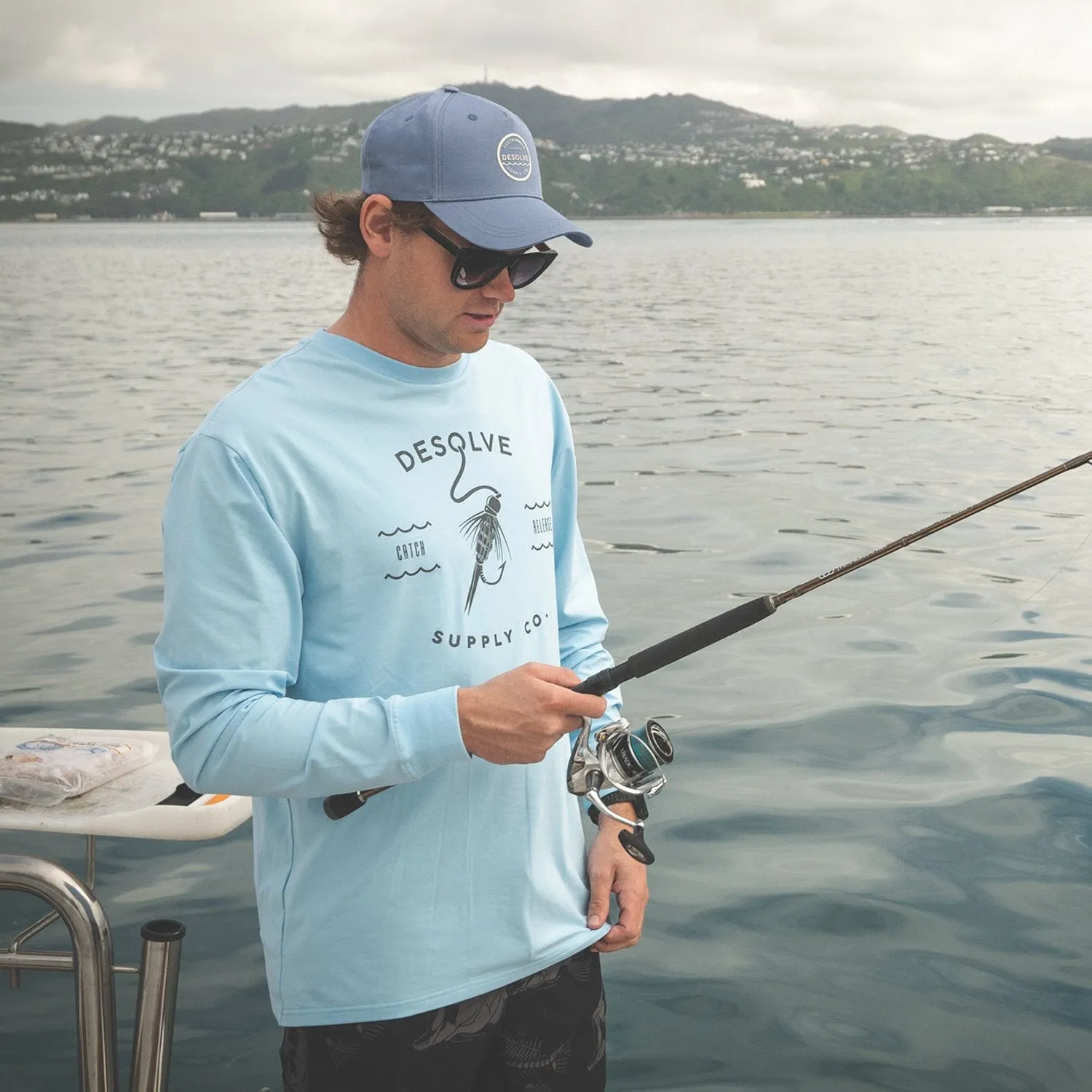 Hook and Line LS Tee