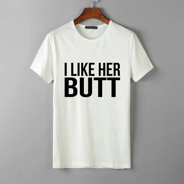 I Like his Beard I Like Her Butt Tumblr T-Shirt  His Beard & Her Butt T-shirts