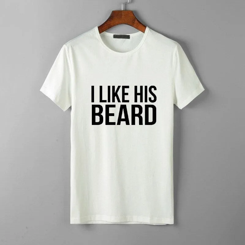 I Like his Beard I Like Her Butt Tumblr T-Shirt  His Beard & Her Butt T-shirts
