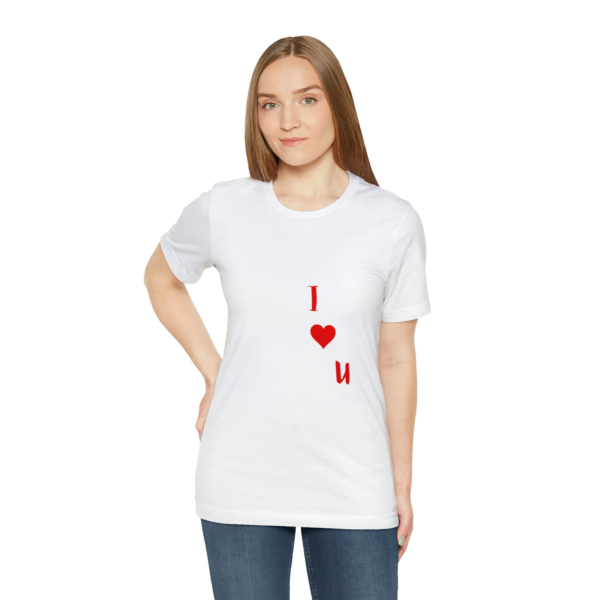I Love You Alphabet Short Sleeve Tee