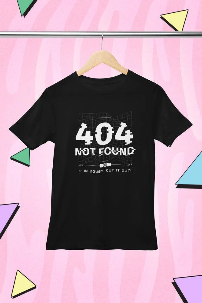 If in Doubt, Cut it Out - Unisex Oversized Cotton Graphic Printed T-Shirt