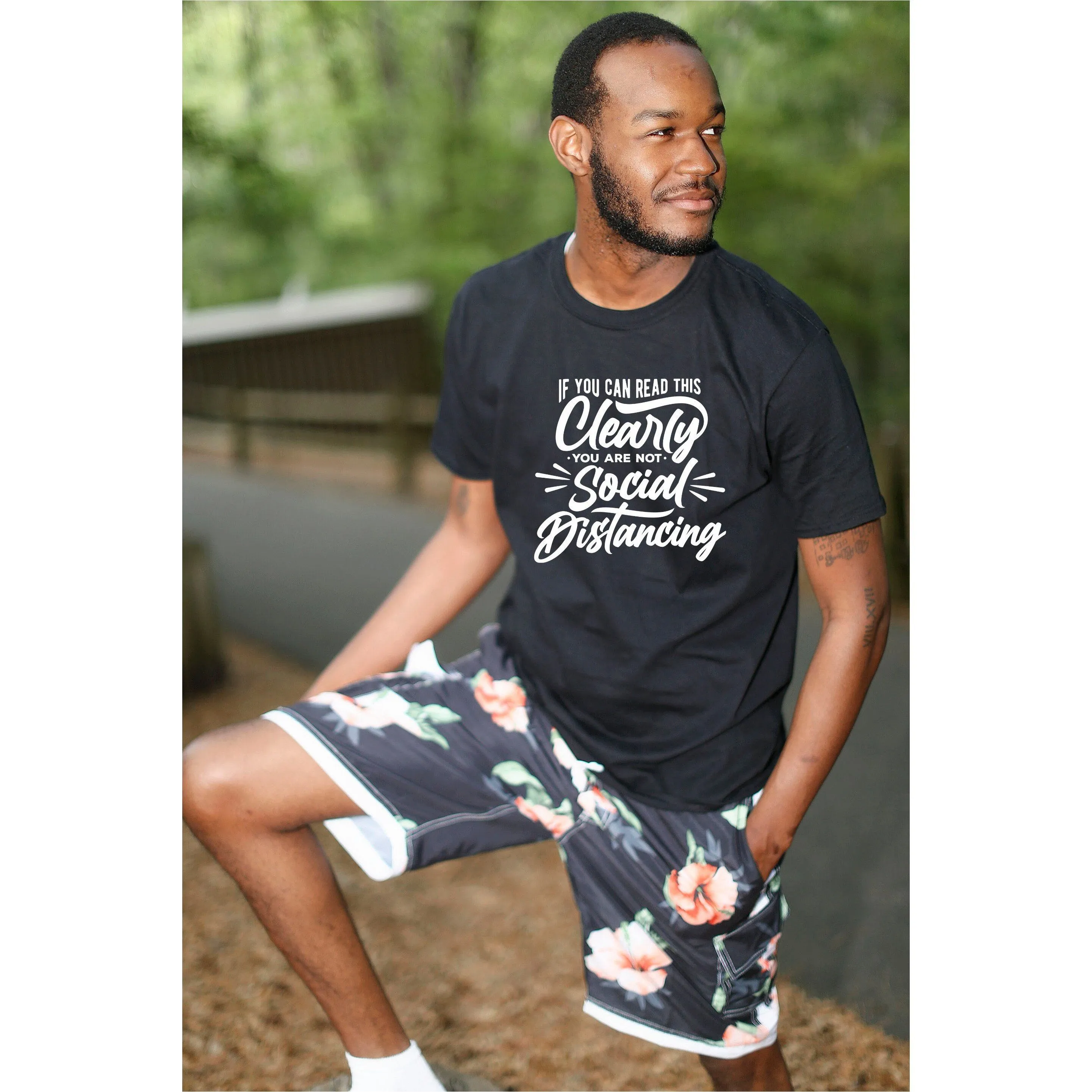 If You Can Read This Clearly You Are Not Social Distancing Unisex T-Shirt
