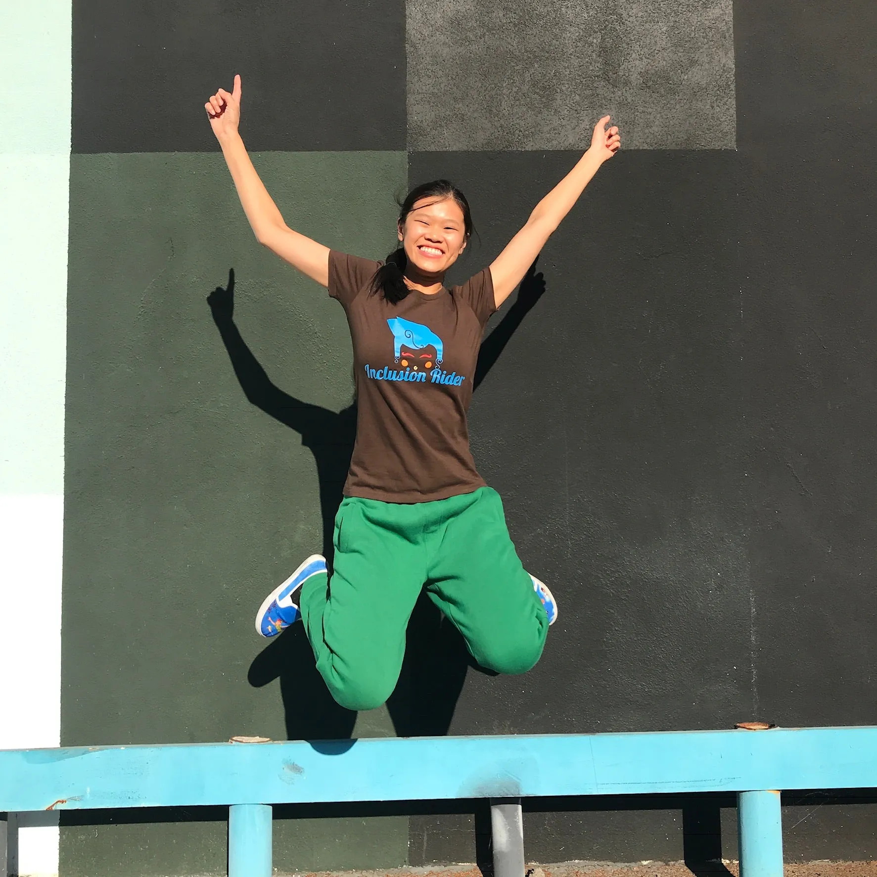 Inclusion Rider tee in BARK ORGANIC