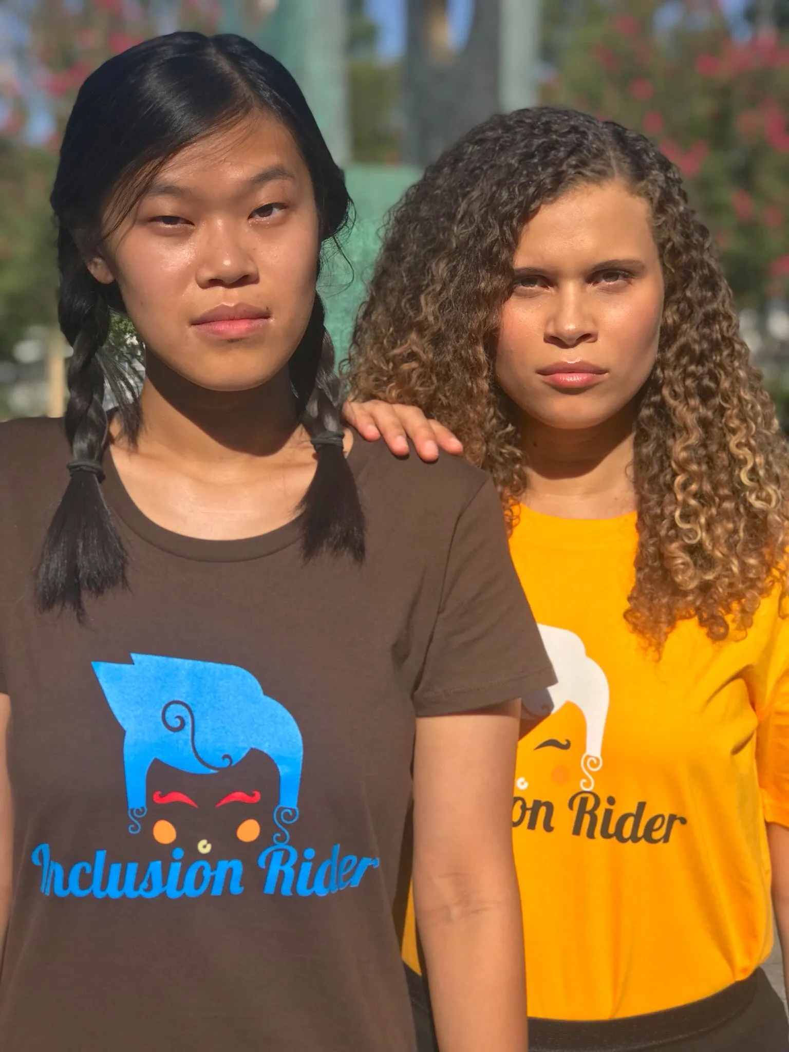 Inclusion Rider tee in BARK ORGANIC