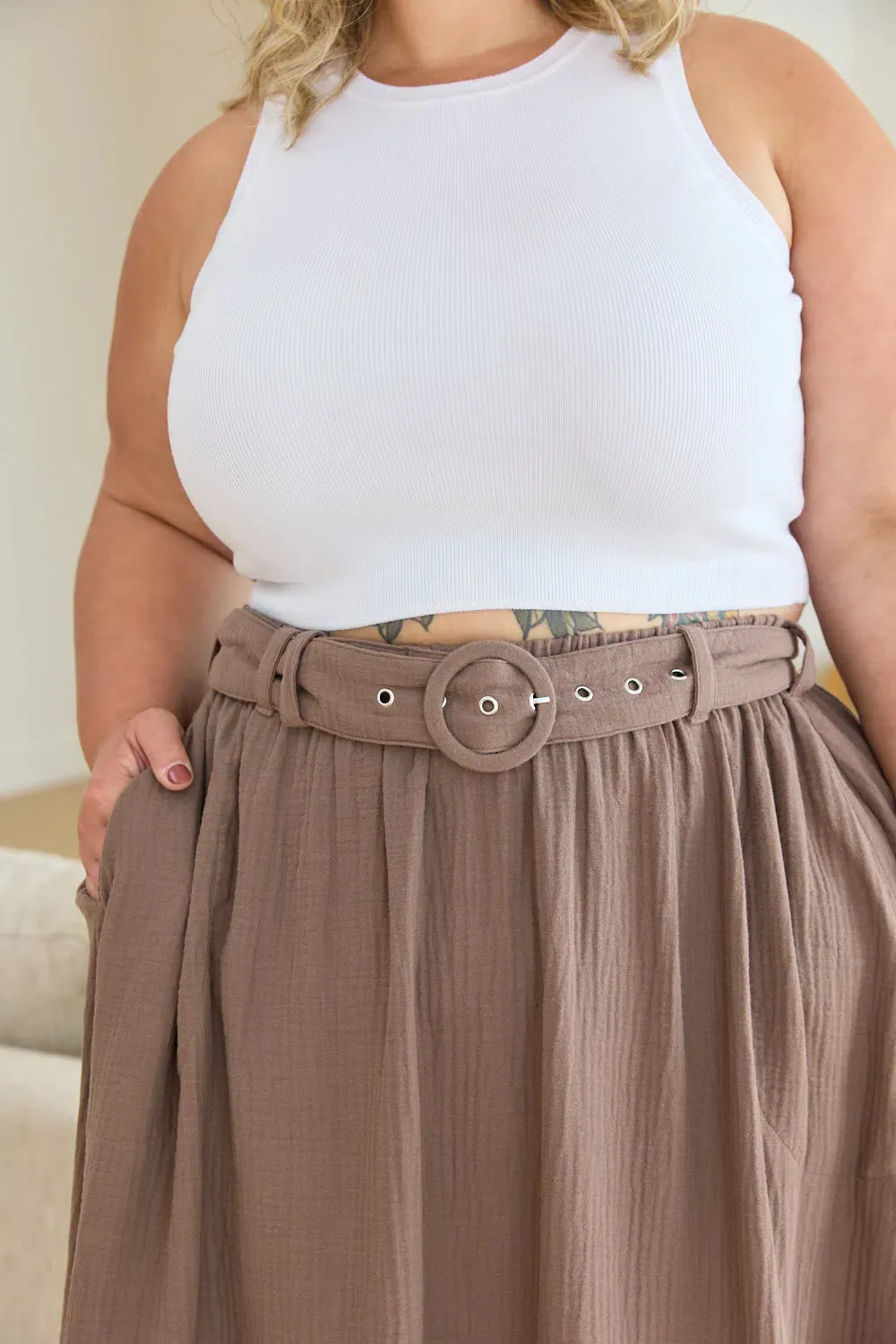 Indiana Skirt - Coffee