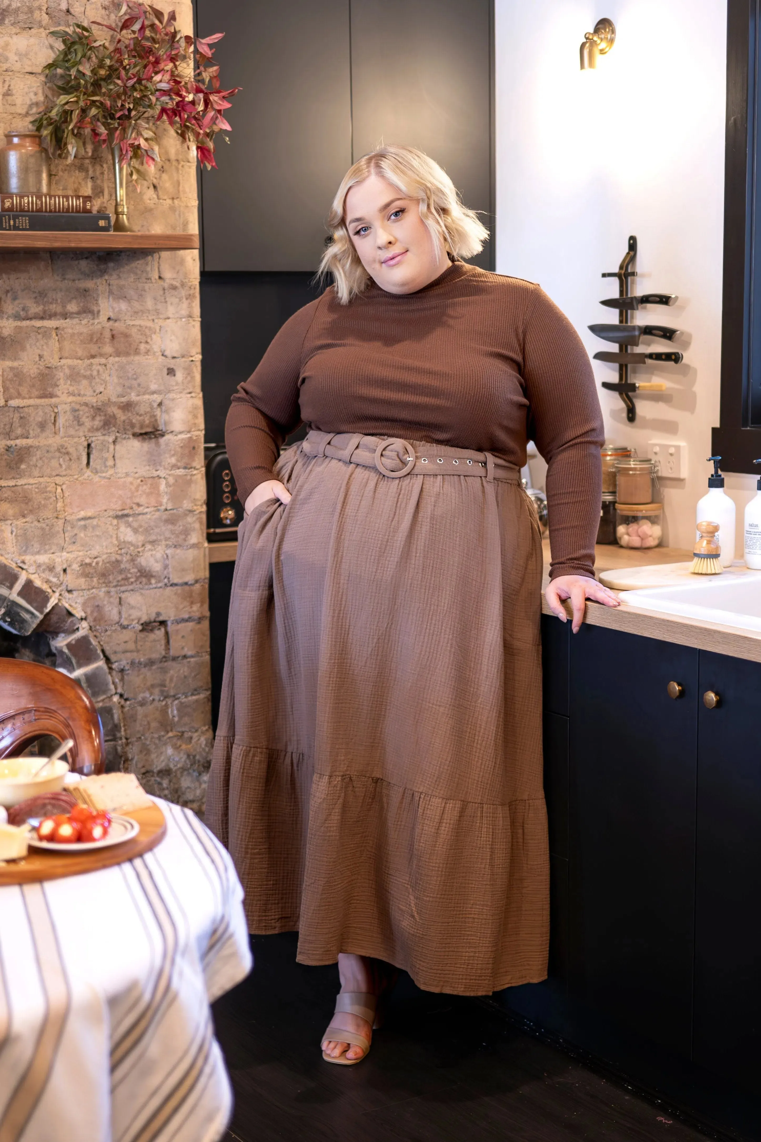 Indiana Skirt - Coffee