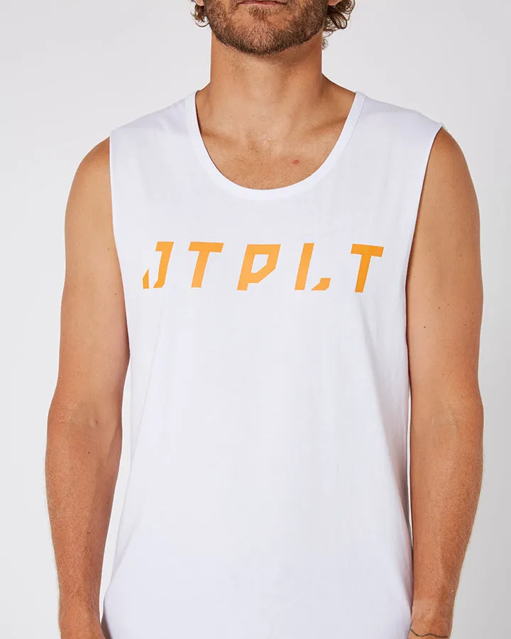 Jetpilot Freeride Mens Muscle Tee - White
