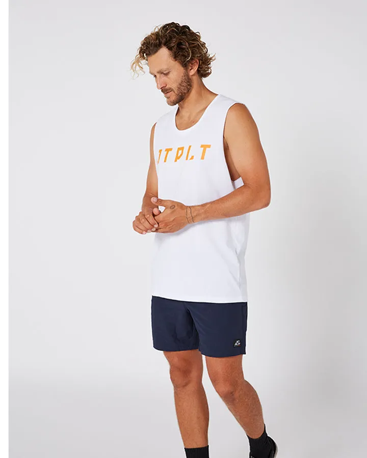 Jetpilot Freeride Mens Muscle Tee - White