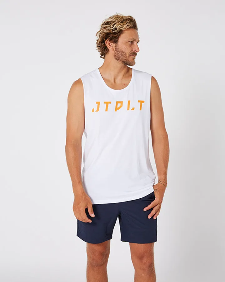 Jetpilot Freeride Mens Muscle Tee - White
