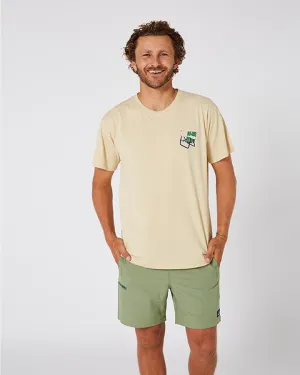 Jetpilot Get Lost Mens Tee - Putty
