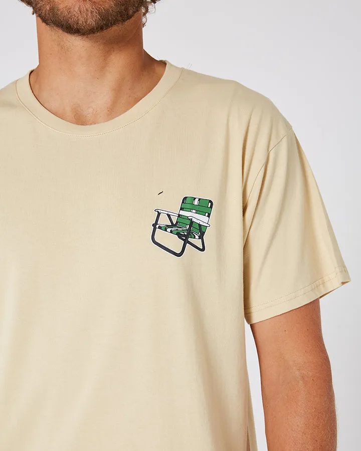 Jetpilot Get Lost Mens Tee - Putty