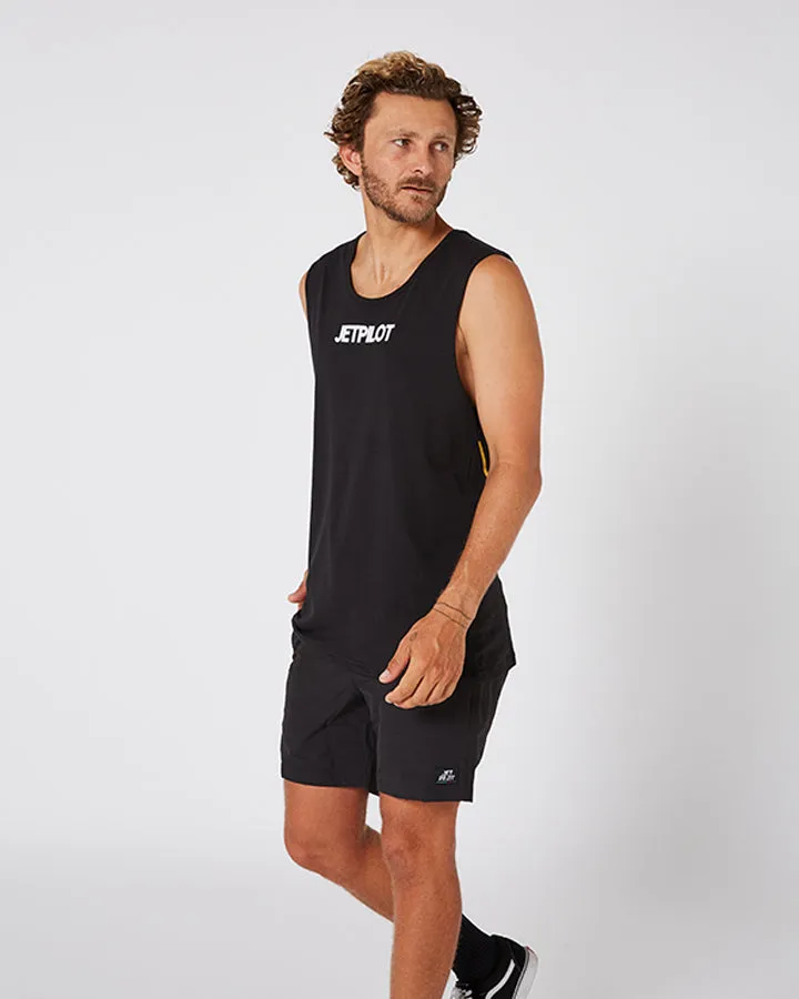 Jetpilot Limits Mens Muscle Tee - Black