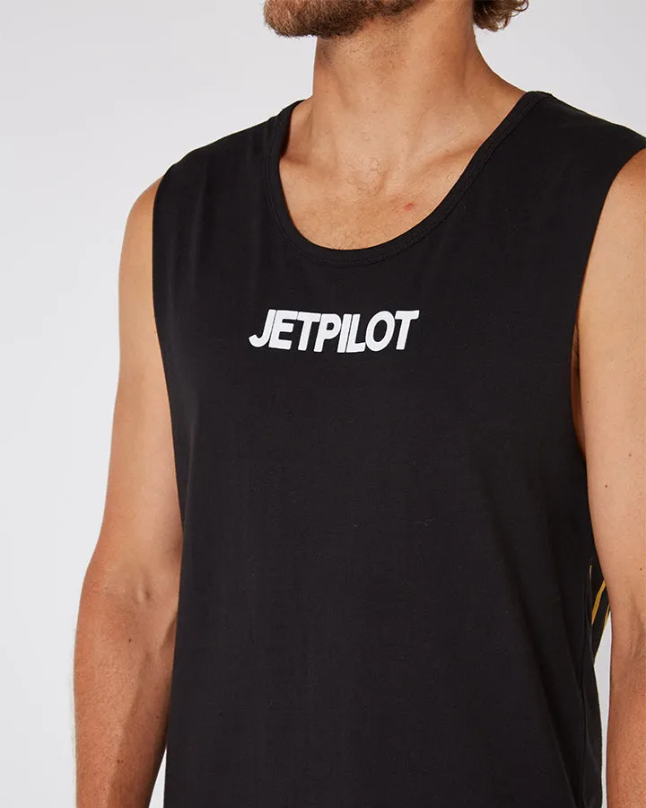 Jetpilot Limits Mens Muscle Tee - Black