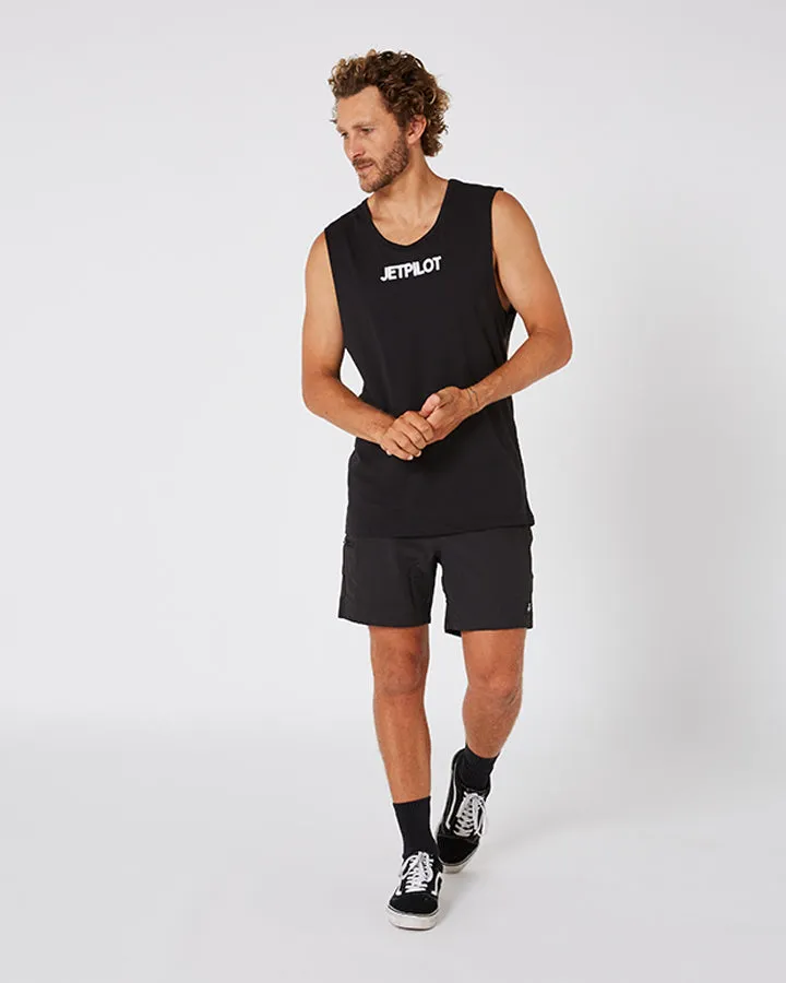 Jetpilot Limits Mens Muscle Tee - Black