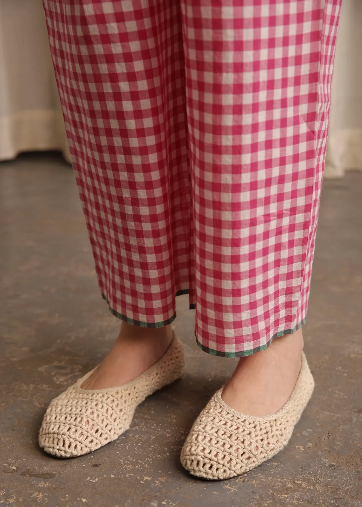 Joey | Gingham Pants
