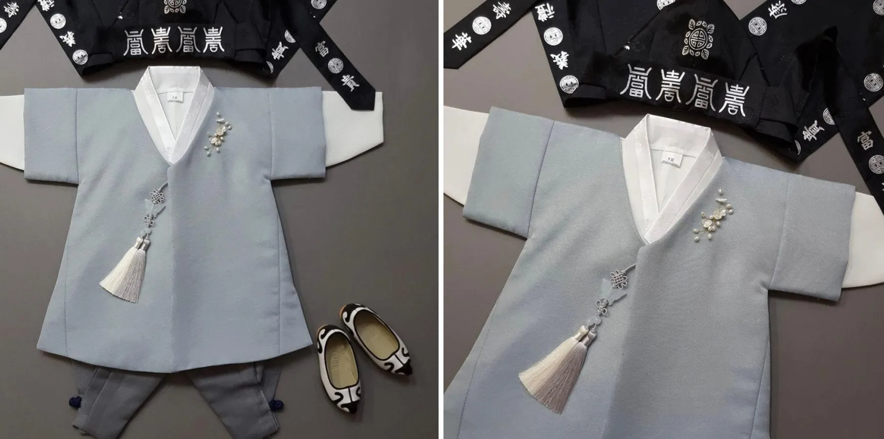 Joon D.Sky Solid 5 Color Pants Boy Hanbok (100D-10YR)