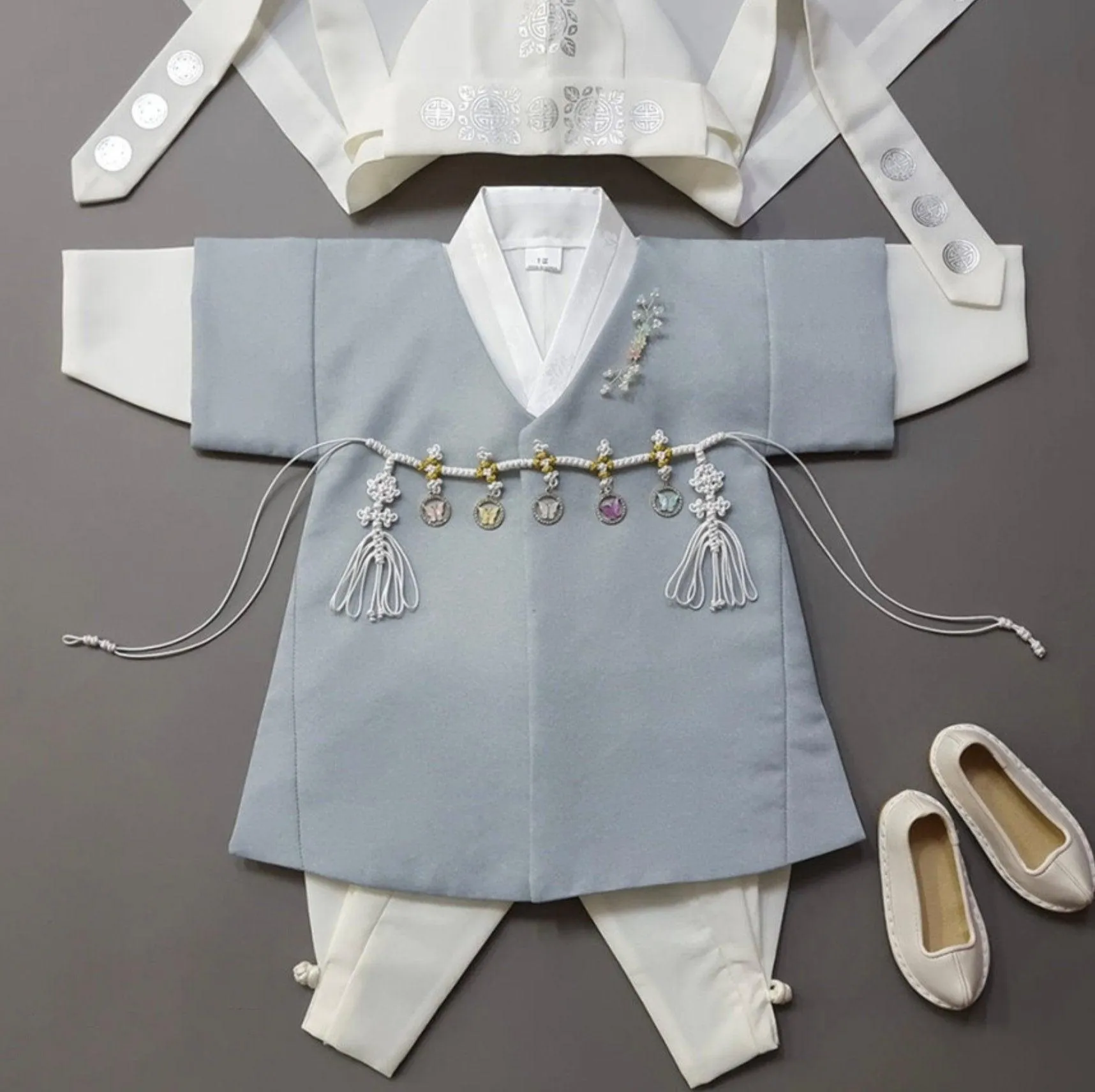 Joon D.Sky Solid 5 Color Pants Boy Hanbok (100D-10YR)
