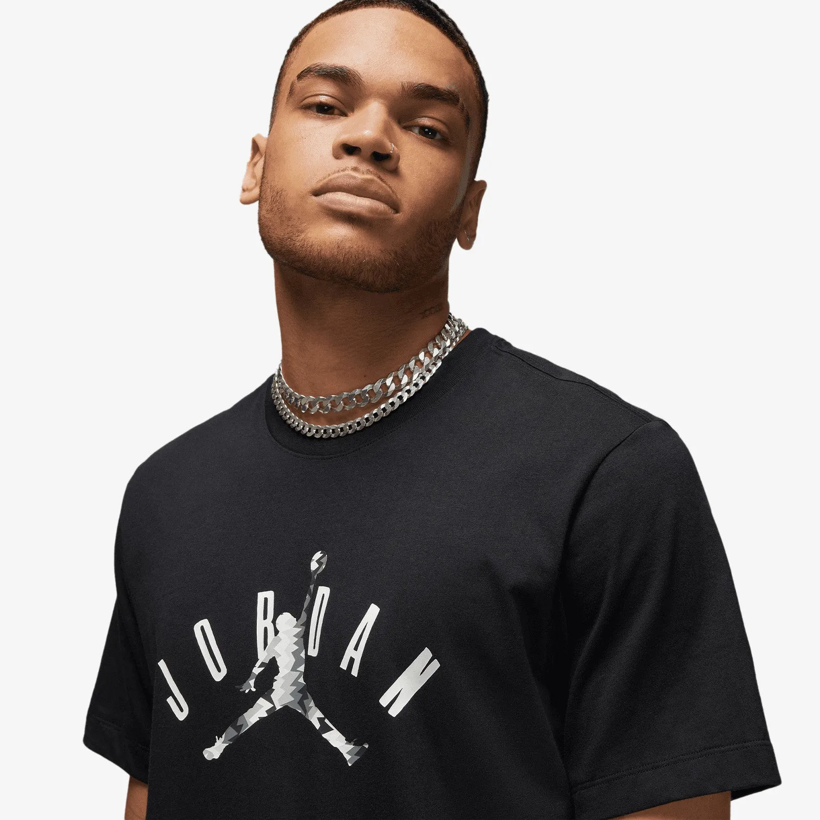 Jordan Flight MVP Arched Wordmark T-Shirt - Black