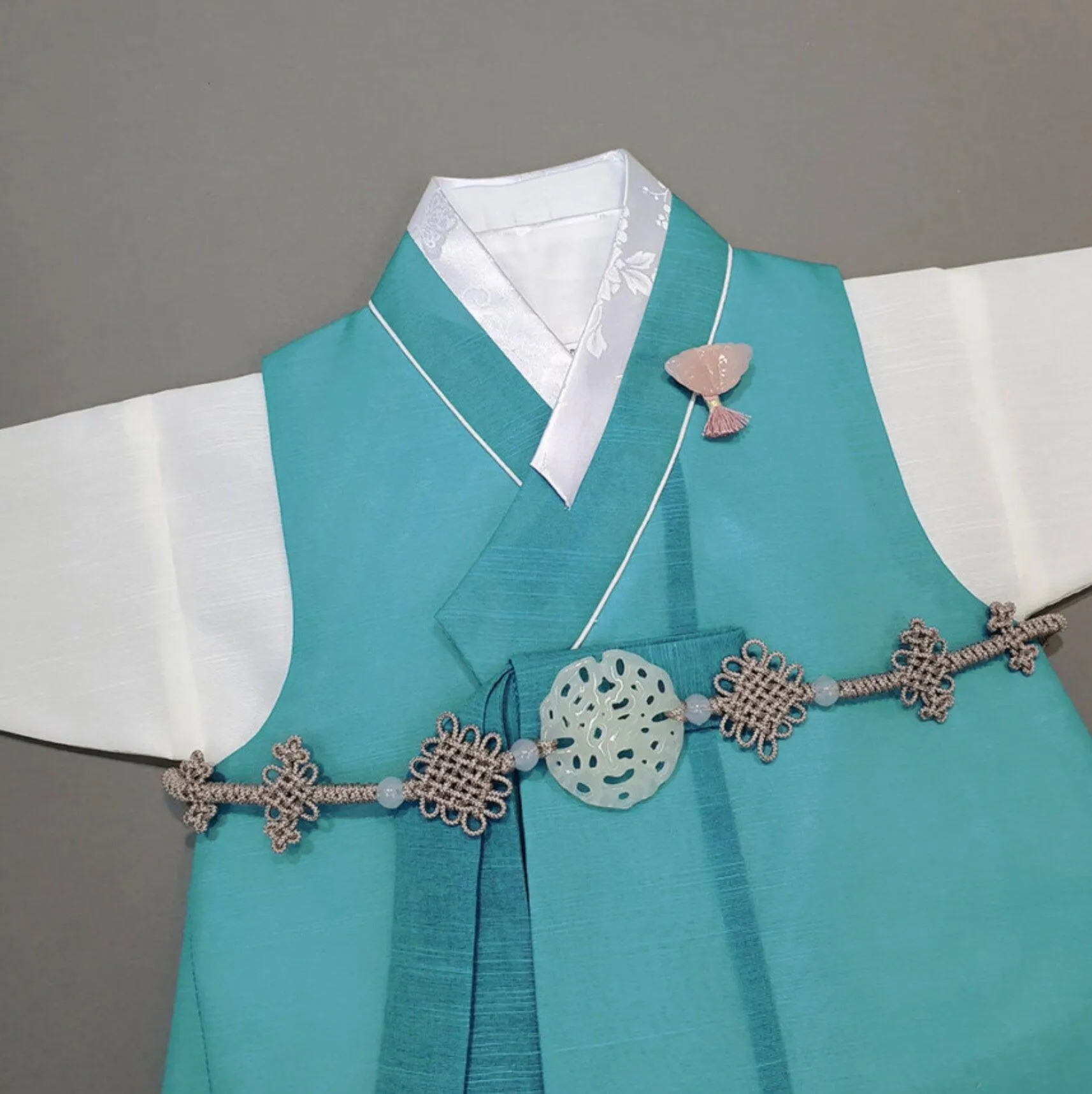 Jungsung Turquoise Boy Hanbok (100D-1YR)