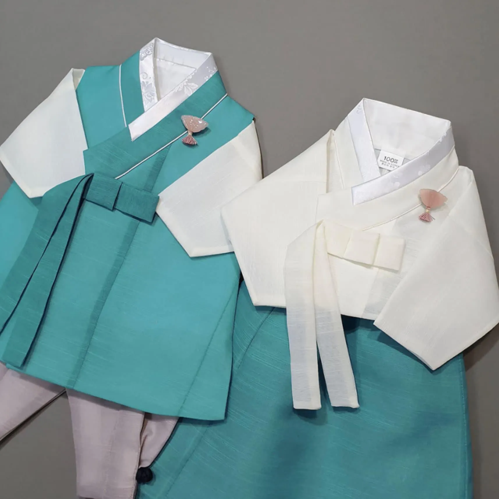 Jungsung Turquoise Boy Hanbok (100D-1YR)