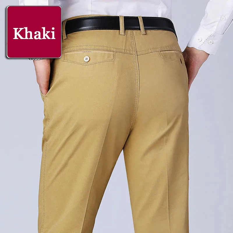 Kaiserliche Komfort Herrenhose - Schwarze Eleganz für den Sommer